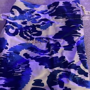 Lilly Pulitzer Fabric Drawstring Bag